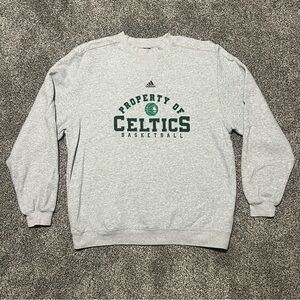 Adidas Boston Celtics Men’s Large  Crew Neck Sweatshirt